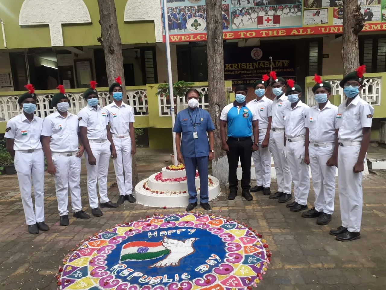Republic Day Celebration Of KMMHSS Cuddalore
