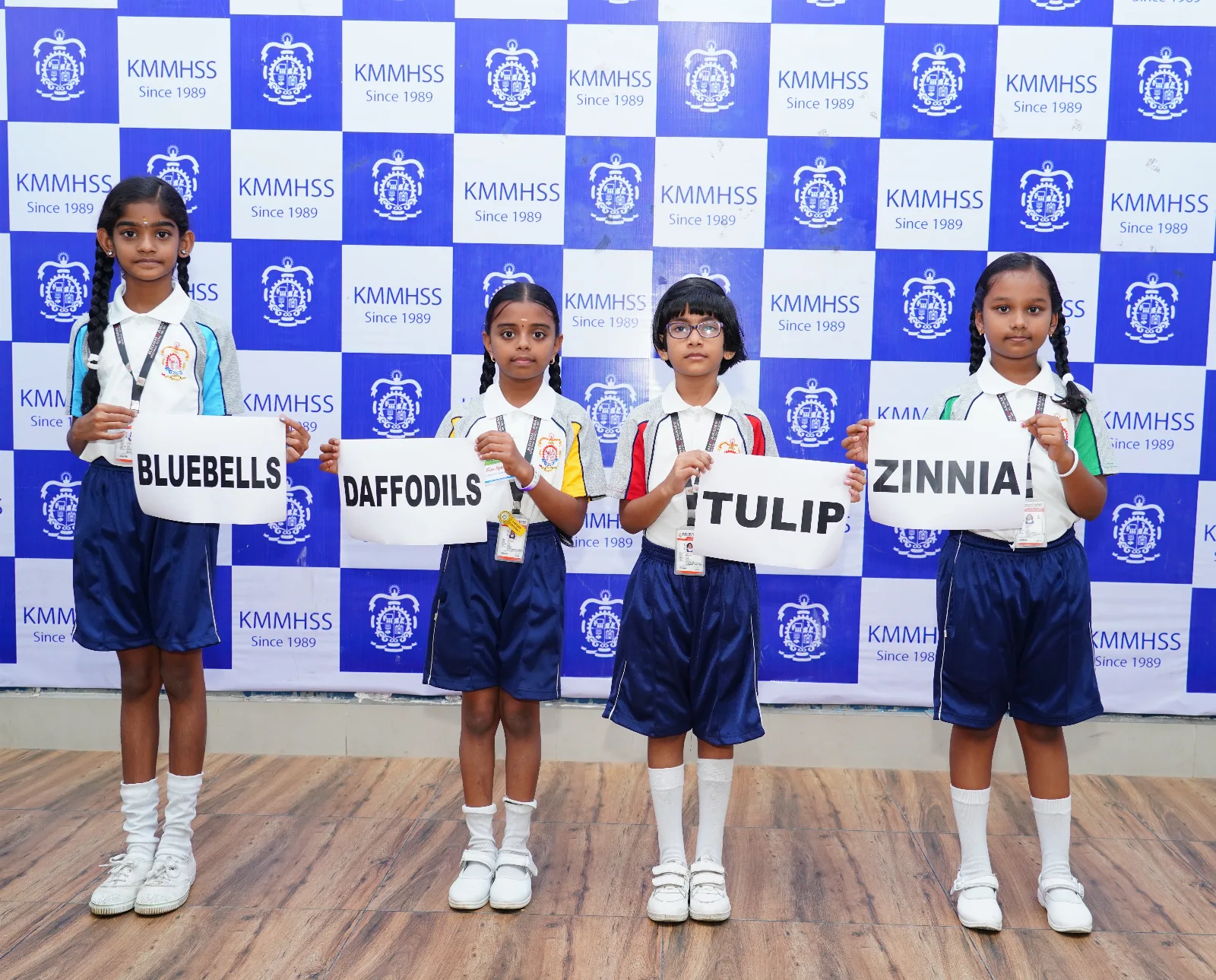 Classes I–V · Girls house uniform