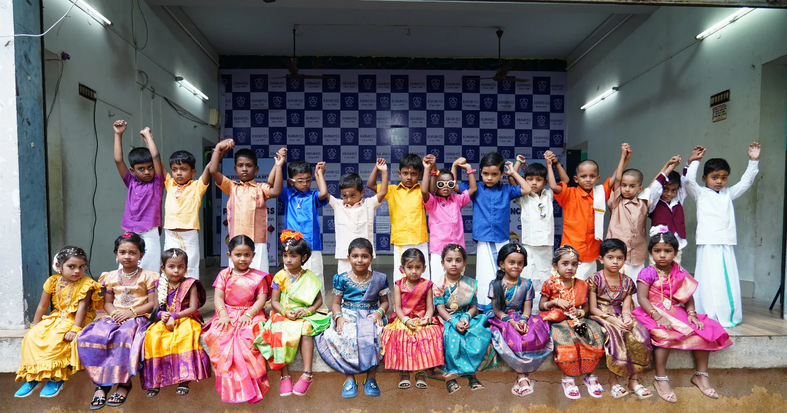 KMMHSS children celebrating a cultural occasion